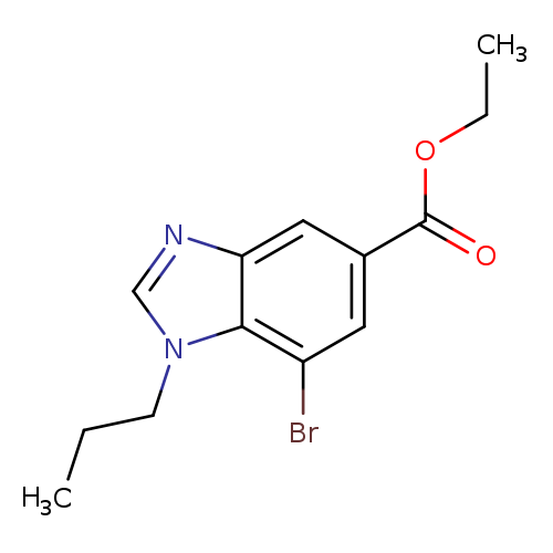 Ethyl 7-bromo-1-propyl-1,3-benzodiazole-5-carboxylate