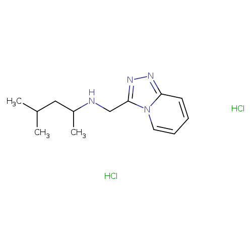 (4-methylpentan-2-yl)({[1,2,4]triazolo[4,3-a]pyridin-3-ylmethyl})amine dihydrochloride