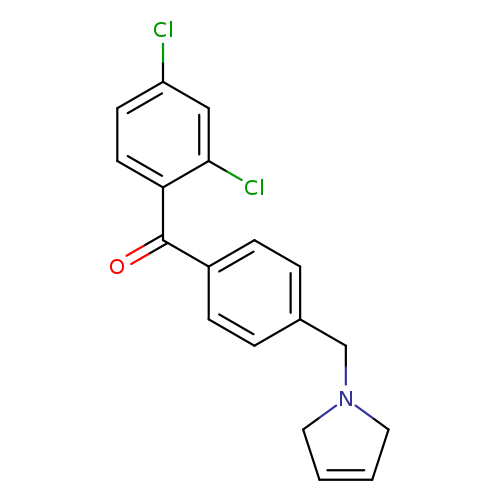 (2,4-Dichlorophenyl)(4-((2,5-dihydro-1H-pyrrol-1-yl)methyl)phenyl)methanone
