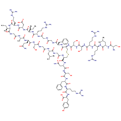 Atrial Natriuretic Factor (1-28) (mouse, rabbit, rat) H-Ser-Leu-Arg-Arg-Ser-Ser-Cys-Phe-Gly-Gly-Arg-Ile-Asp-Arg-Ile-Gly-Ala-Gln-Ser-Gly-Leu-Gly-Cys-Asn-Ser-Phe-Arg-Tyr-OH (Disulfide bond)