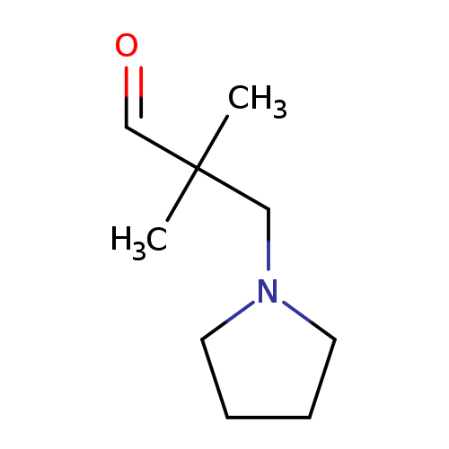 2,2-Dimethyl-3-(pyrrolidin-1-yl)propanal