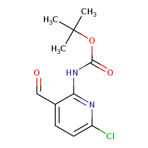 Carbamic acid, N-(6-chloro-3-formyl-2-pyridinyl)-, 1,1-dimethylethyl ester