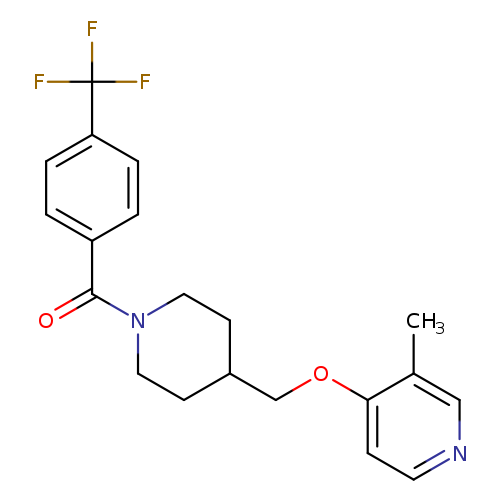 3-methyl-4-({1-[4-(trifluoromethyl)benzoyl]piperidin-4-yl}methoxy)pyridine