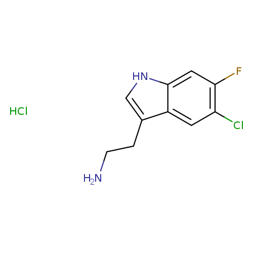 2-(5-chloro-6-fluoro-1H-indol-3-yl)ethan-1-amine hydrochloride