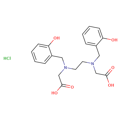 2,2'-(Ethane-1,2-diylbis((2-hydroxybenzyl)azanediyl))diacetic acid dihydrochloride