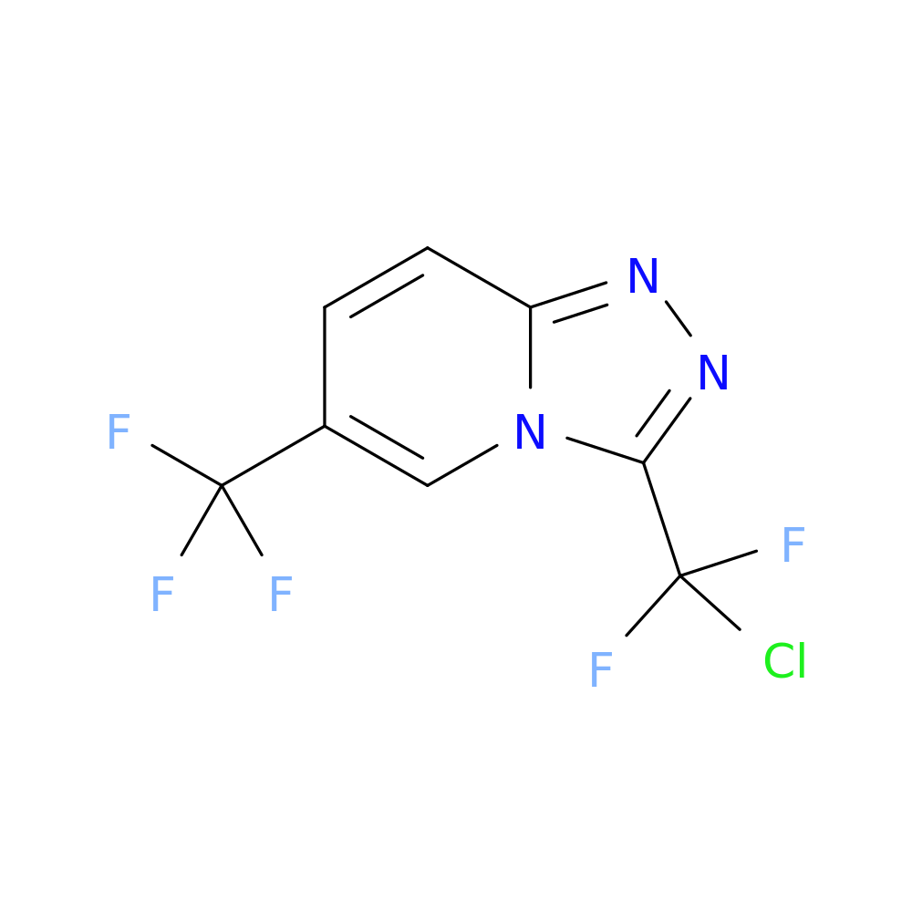 3-(chlorodifluoromethyl)-6-(trifluoromethyl)-[1,2,4]triazolo[4,3-a]pyridine
