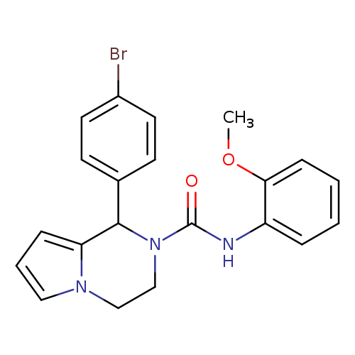 1-(4-bromophenyl)-N-(2-methoxyphenyl)-1H,2H,3H,4H-pyrrolo[1,2-a]pyrazine-2-carboxamide