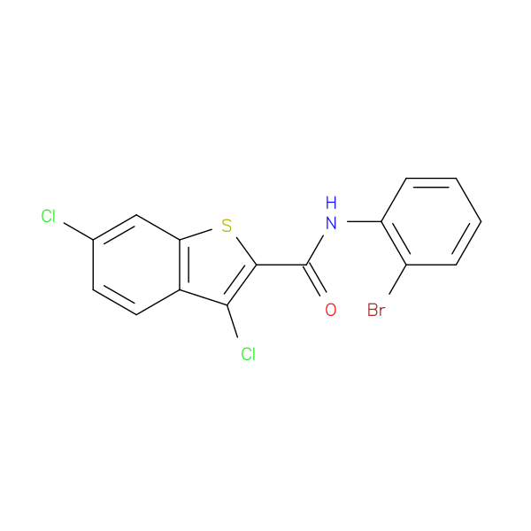 N-(2-Bromophenyl)-3,6-dichlorobenzo[b]thiophene-2-carboxamide
