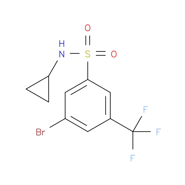 N-Cyclopropyl 3-bromo-5-trifluoromethylbenzenesulfonamide