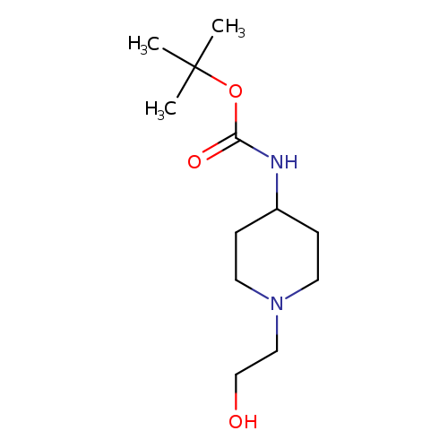 Carbamic acid, [1-(2-hydroxyethyl)-4-piperidinyl]-, 1,1-dimethylethyl ester (9CI)