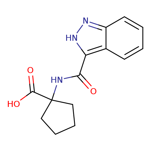 1-(2H-indazole-3-amido)cyclopentane-1-carboxylic acid