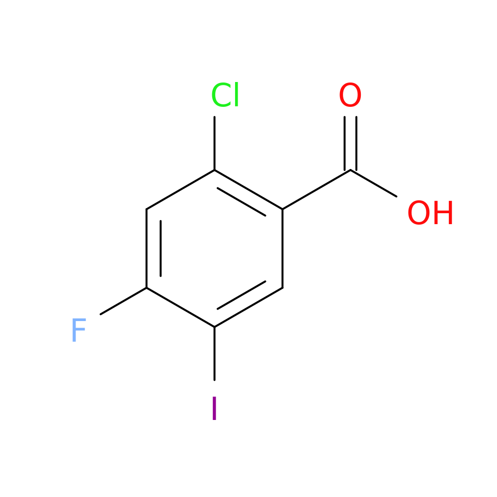 2-Chloro-4-fluoro-5-iodobenzoic acid