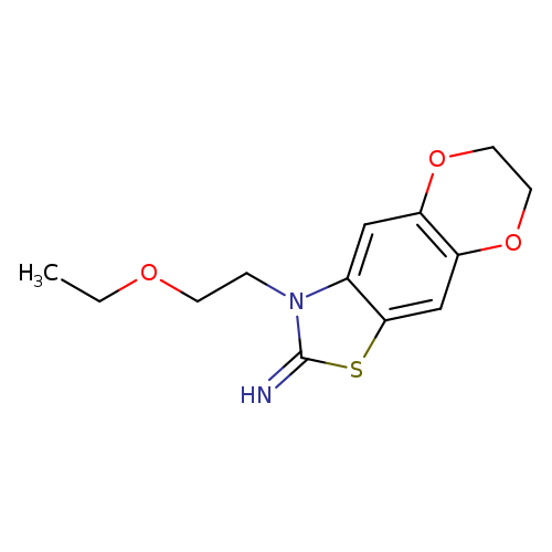 6-(2-ethoxyethyl)-10,13-dioxa-4-thia-6-azatricyclo[7.4.0.0^{3,7}]trideca-1,3(7),8-trien-5-imine