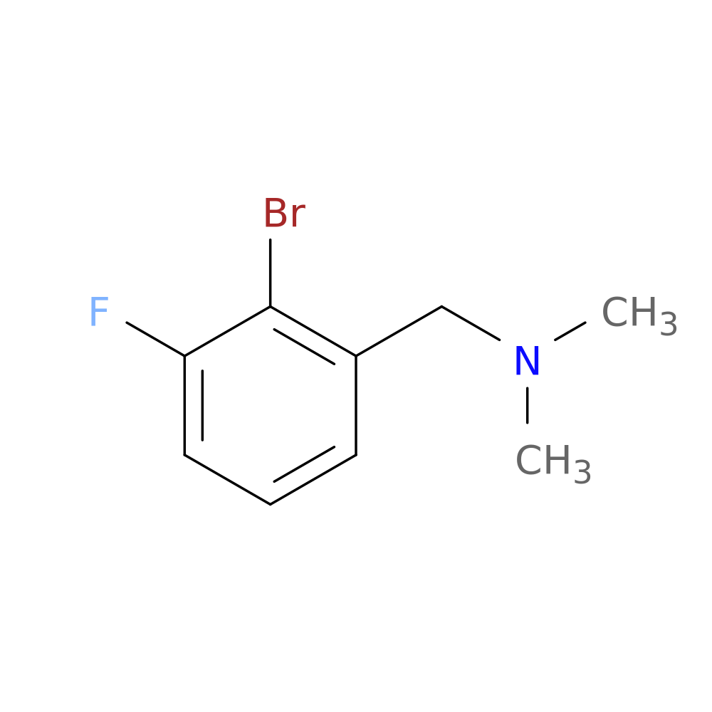 [(2-BROMO-3-FLUOROPHENYL)METHYL]DIMETHYLAMINE