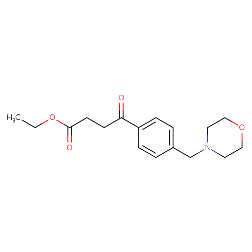 Ethyl 4-[4-(morpholinomethyl)phenyl]-4-oxobutyrate