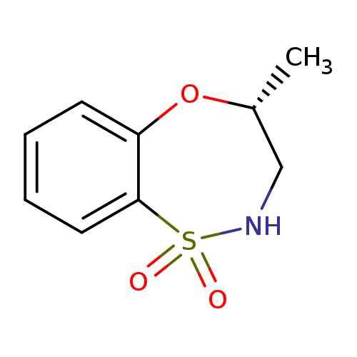 2H-5,1,2-Benzoxathiazepine, 3,4-dihydro-4-methyl-, 1,1-dioxide, (4R)-