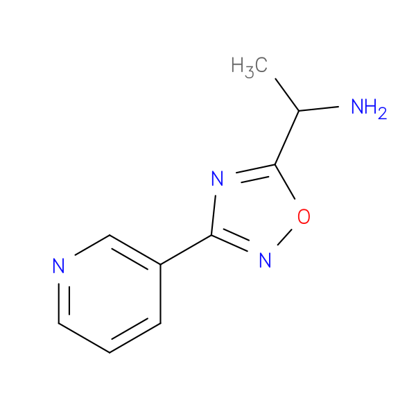 (1-[3-(3-Pyridinyl)-1,2,4-oxadiazol-5-yl]ethyl)amine trifluoroacetate