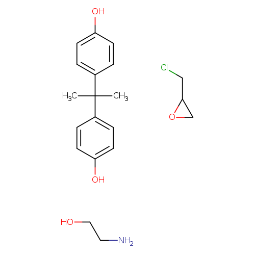 Phenol, 4,4′-(1-methylethylidene)bis-, polymer with 2-aminoethanol and 2-(chloromethyl)oxirane