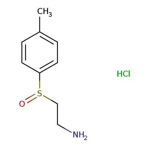 2-(4-methylbenzenesulfinyl)ethan-1-amine hydrochloride
