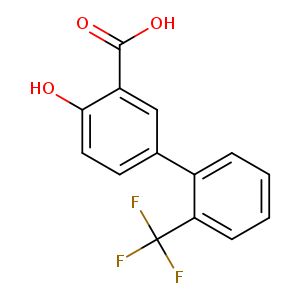 4-Hydroxy-2'-trifluoromethyl-biphenyl-3-carboxylic acid