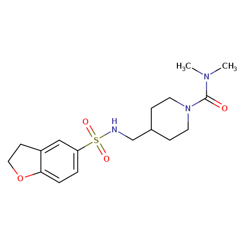 4-[(2,3-dihydro-1-benzofuran-5-sulfonamido)methyl]-N,N-dimethylpiperidine-1-carboxamide