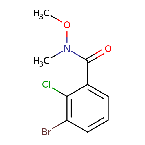 3-bromo-2-chloro-N-methoxy-N-methylbenzamide