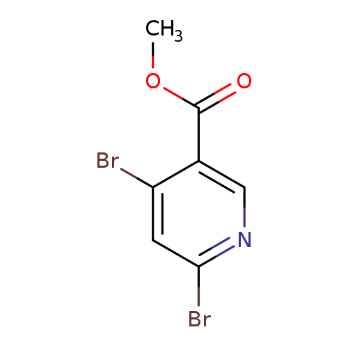 3-Pyridinecarboxylic acid, 4,6-dibromo-, methyl ester