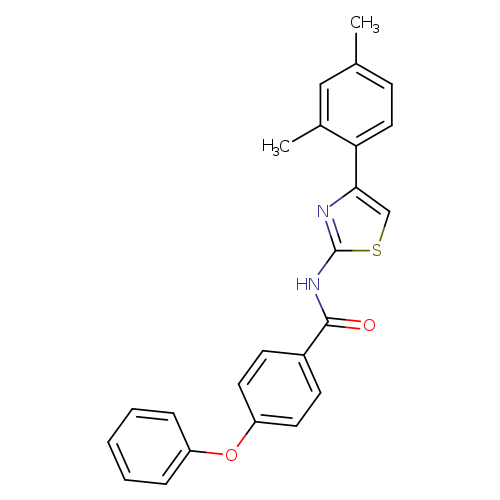 N-[4-(2,4-dimethylphenyl)-1,3-thiazol-2-yl]-4-phenoxybenzamide