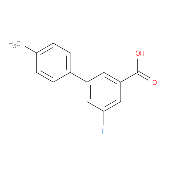 5-Fluoro-3-(4-methylphenyl)benzoic acid