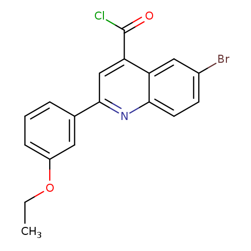 6-Bromo-2-(3-ethoxyphenyl)quinoline-4-carbonyl chloride