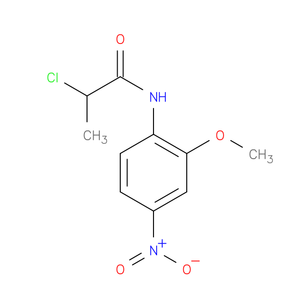2-chloro-N-(2-methoxy-4-nitrophenyl)propanamide