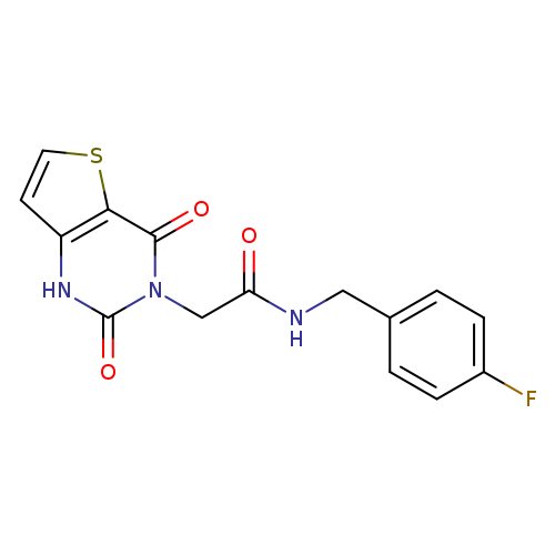 2-{2,4-dioxo-1H,2H,3H,4H-thieno[3,2-d]pyrimidin-3-yl}-N-[(4-fluorophenyl)methyl]acetamide