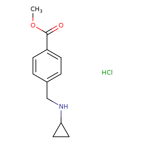methyl 4-[(cyclopropylamino)methyl]benzoate hydrochloride
