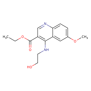 Ethyl 4-((2-hydroxyethyl)amino)-6-methoxyquinoline-3-carboxylate