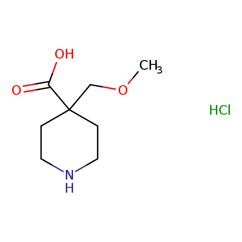 4-(methoxymethyl)piperidine-4-carboxylic acid hydrochloride