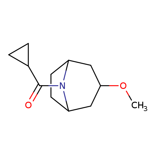 8-cyclopropanecarbonyl-3-methoxy-8-azabicyclo[3.2.1]octane