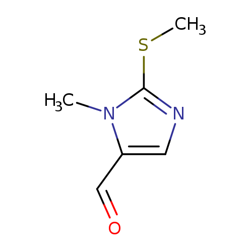 1-methyl-2-(methylsulfanyl)-1H-imidazole-5-carbaldehyde