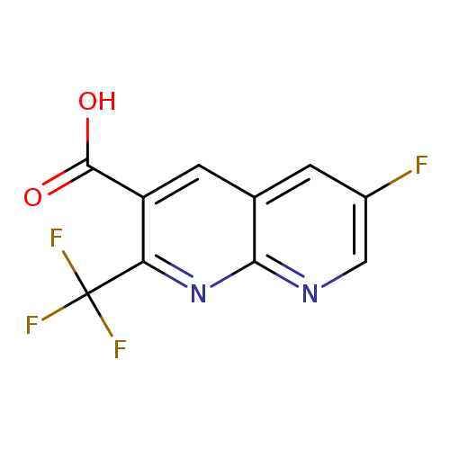 6-fluoro-2-(trifluoromethyl)-1,8-naphthyridine-3-carboxylicacid