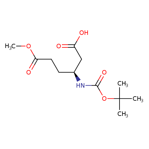 (3S)-3-{[(tert-butoxy)carbonyl]amino}-6-methoxy-6-oxohexanoic acid