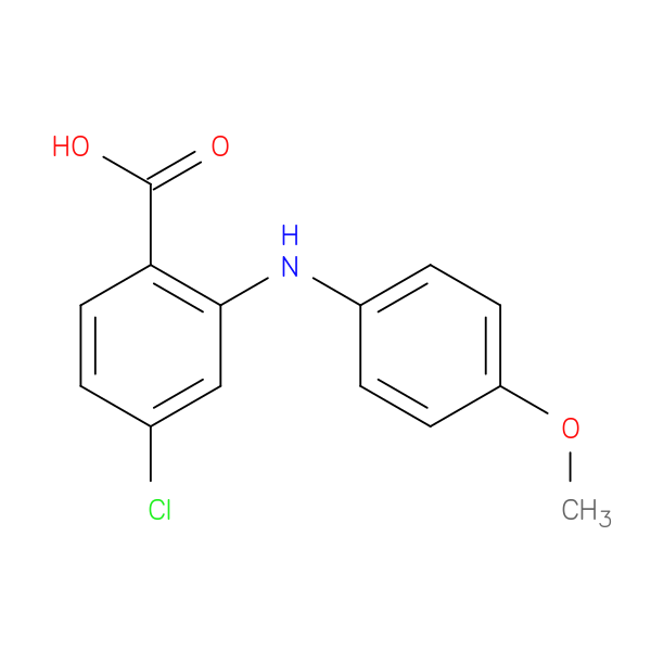 4-Chloro-2-((4-methoxyphenyl)amino)benzoic acid