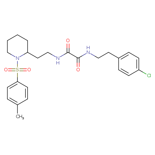 N'-[2-(4-chlorophenyl)ethyl]-N-{2-[1-(4-methylbenzenesulfonyl)piperidin-2-yl]ethyl}ethanediamide