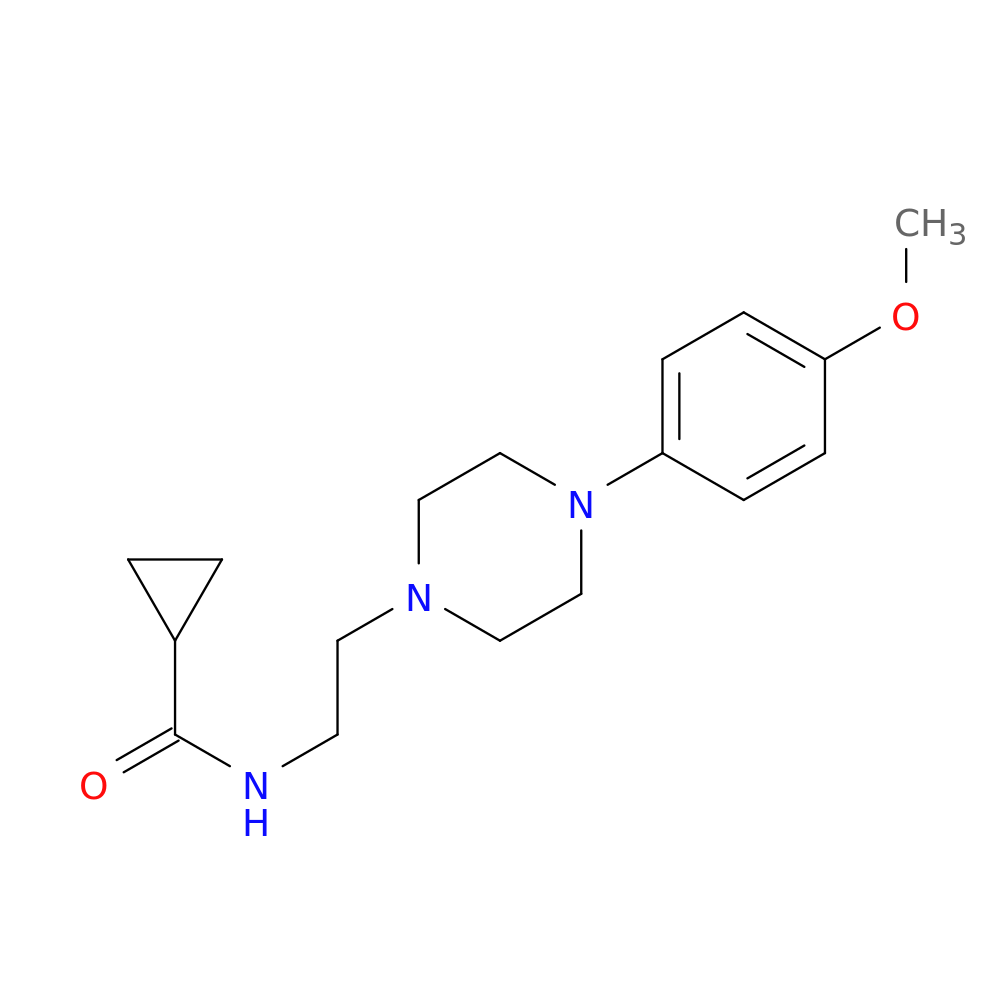 N-{2-[4-(4-methoxyphenyl)piperazin-1-yl]ethyl}cyclopropanecarboxamide