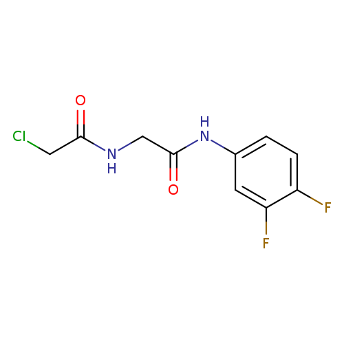2-chloro-N-{[(3,4-difluorophenyl)carbamoyl]methyl}acetamide