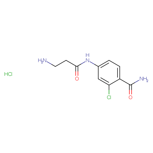 4-(3-Aminopropanamido)-2-chlorobenzamide hydrochloride