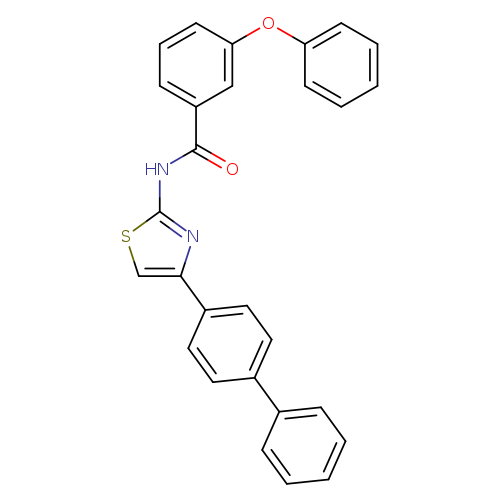 N-(4-{[1,1'-biphenyl]-4-yl}-1,3-thiazol-2-yl)-3-phenoxybenzamide