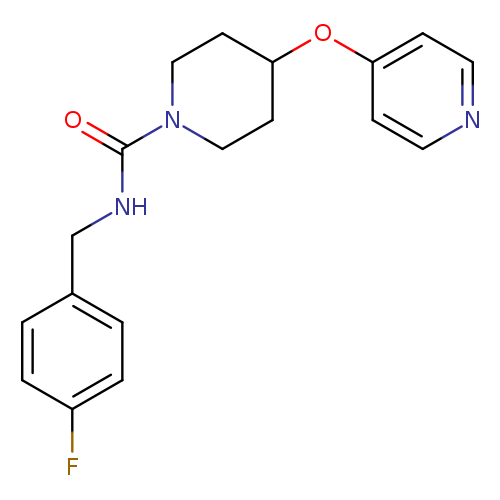 N-[(4-fluorophenyl)methyl]-4-(pyridin-4-yloxy)piperidine-1-carboxamide