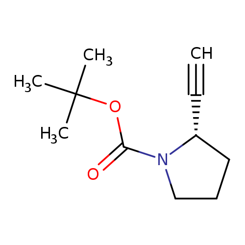 1-Pyrrolidinecarboxylic acid, 2-ethynyl-, 1,1-dimethylethyl ester, (2S)-