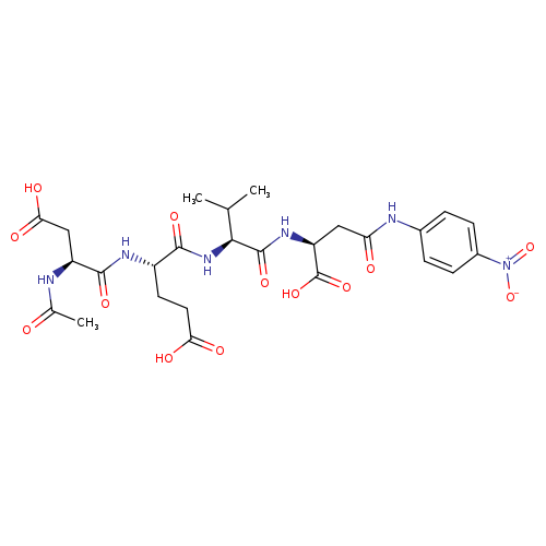 N-acetyl-L-α-aspartyl-L-α-glutamyl-L-valyl-N-(4-nitrophenyl)-L-α-asparagine