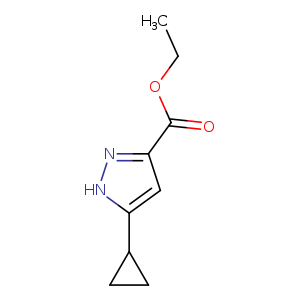 1H-Pyrazole-3-carboxylic acid, 5-cyclopropyl-, ethyl ester