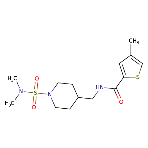 N-{[1-(dimethylsulfamoyl)piperidin-4-yl]methyl}-4-methylthiophene-2-carboxamide